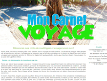 Tablet Screenshot of moncarnet-voyage.com